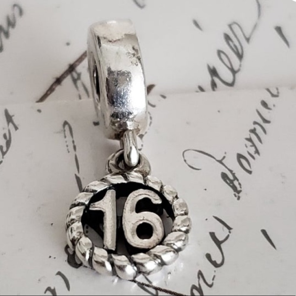 🎂Authentic Retired 16th Birthday Dangle Charm🎂